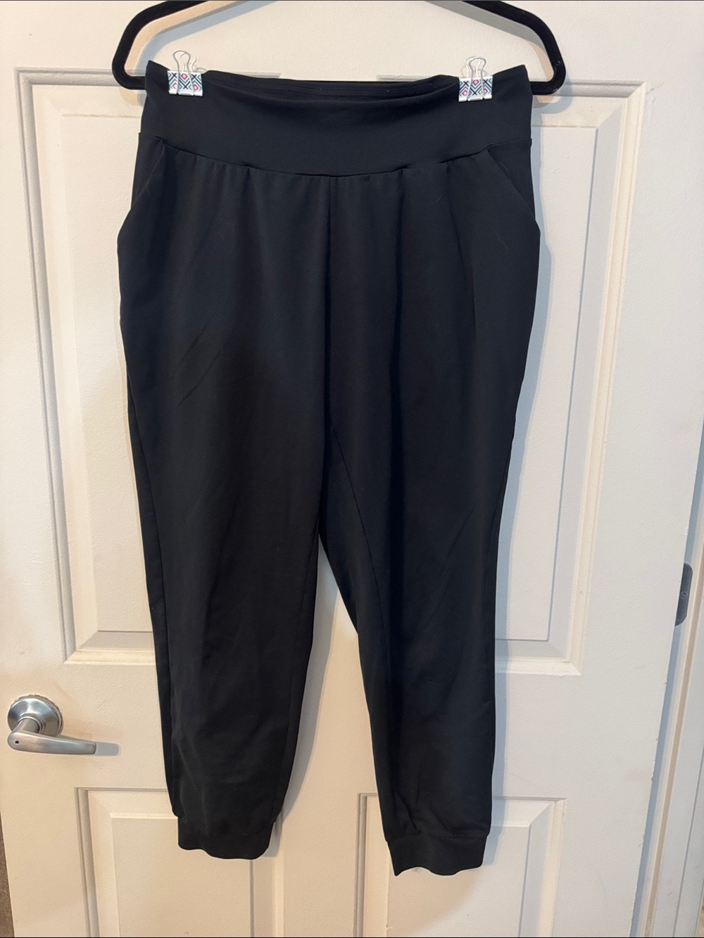 Black Women's Ponte Jogger Pants - Comfort Waistband